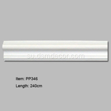 Pu hiasan palastik témbok Panel molding